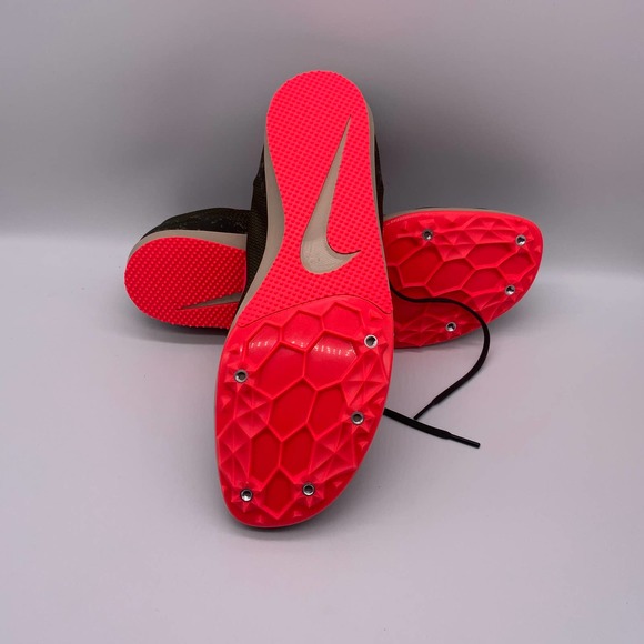 Nike Zoom Rival D 10 Spikes Olive Track Cleats - Picture 5 of 8